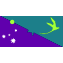 download Antarctica Christmas Island Flag clipart image with 45 hue color