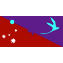 download Antarctica Christmas Island Flag clipart image with 135 hue color