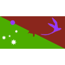 download Antarctica Christmas Island Flag clipart image with 225 hue color