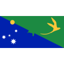 download Antarctica Christmas Island Flag clipart image with 0 hue color