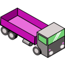 download Iso Truck 4 clipart image with 270 hue color