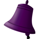 download Bell clipart image with 270 hue color