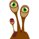 download Extraterrestrial Eye Plant clipart image with 270 hue color