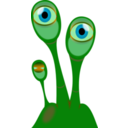 download Extraterrestrial Eye Plant clipart image with 0 hue color