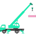 download Crane clipart image with 135 hue color