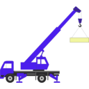 download Crane clipart image with 225 hue color