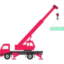 download Crane clipart image with 315 hue color