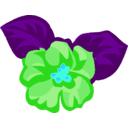 download African Violets 2 clipart image with 135 hue color