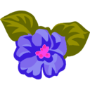 download African Violets 2 clipart image with 270 hue color