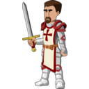 download Knight clipart image with 0 hue color