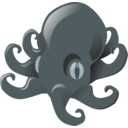 download Little Octopus clipart image with 270 hue color