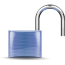 download Lock Open clipart image with 180 hue color