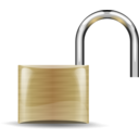 download Lock Open clipart image with 0 hue color