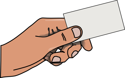 Hand With Card Clipart I2clipart Royalty Free Public Domain Clipart