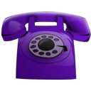 download Red Phone clipart image with 270 hue color