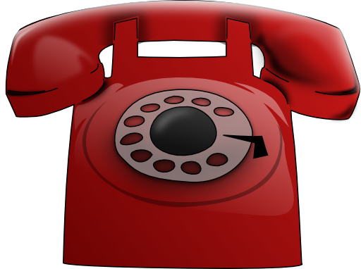 free clip art red phone - photo #29