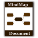 download Mindmap Icon clipart image with 225 hue color