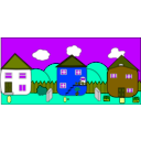download Street clipart image with 45 hue color