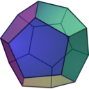 download Octahedron clipart image with 135 hue color