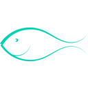 download Poisson clipart image with 315 hue color