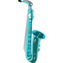 download Saxophone clipart image with 135 hue color
