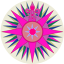 download Compass clipart image with 270 hue color
