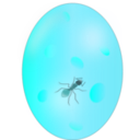 download Ant In Amber clipart image with 135 hue color