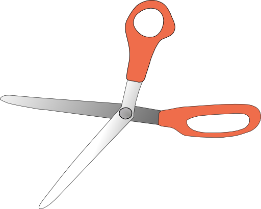 Scissors Wide Open