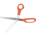 download Scissors Wide Open clipart image with 0 hue color