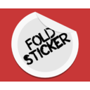 download Fold Sticker clipart image with 0 hue color