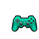 download Color Playstation Controller clipart image with 0 hue color