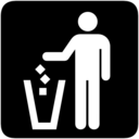 download Aiga Litter Disposal Bg clipart image with 180 hue color