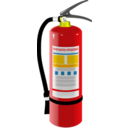 download Fire Extinguisher clipart image with 0 hue color