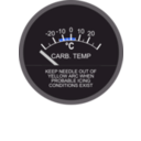 download Carburetor Air Temperature Gage clipart image with 180 hue color