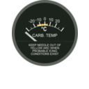 download Carburetor Air Temperature Gage clipart image with 0 hue color