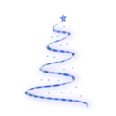 download Modern Christmas Tree 5 clipart image with 180 hue color