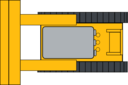 Simple Yellow Bulldozer