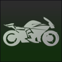 download Bike Icon clipart image with 270 hue color