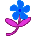 download Flower Peterm 01 clipart image with 180 hue color