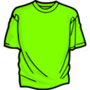 download T Shirt Red clipart image with 90 hue color