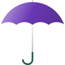 download Green Umbrella clipart image with 135 hue color