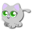 download Baby Cat clipart image with 270 hue color