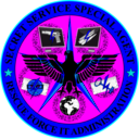 download Secret Service Special Agent Rescue Force It Administration Badge clipart image with 180 hue color