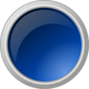 Glossy Blue Button