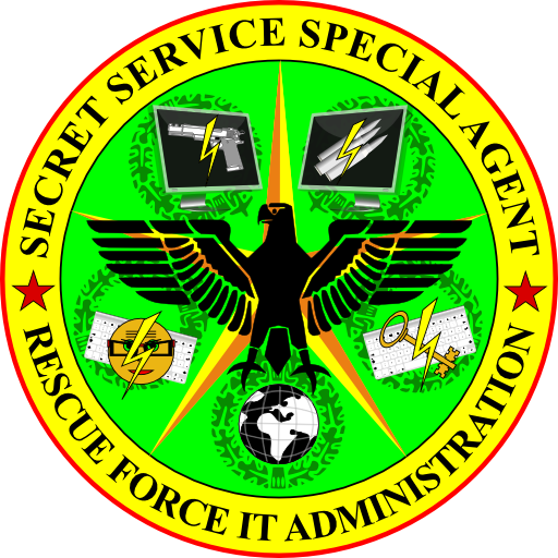 Secret Service Special Agent Rescue Force It Administration Badge