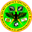 download Secret Service Special Agent Rescue Force It Administration Badge clipart image with 0 hue color