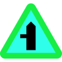 download Roadlayout Sign 5 clipart image with 135 hue color