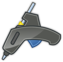 Glue Gun Tango Icon With Shadow