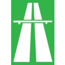download Highway Traffic Sign clipart image with 0 hue color