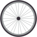 download Bikewheel clipart image with 90 hue color